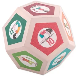 Yoga-Set für Kinder mit Würfel und Karten, 13-tlg.