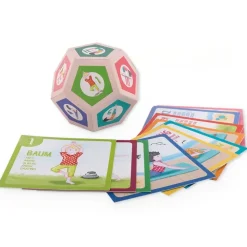 Yoga-Set für Kinder mit Würfel und Karten, 13-tlg.