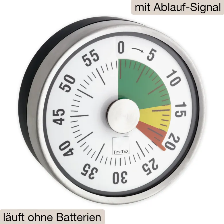 Zeitdauer-Uhr "Automatik" Compact mit Magnet und Ampelscheibe