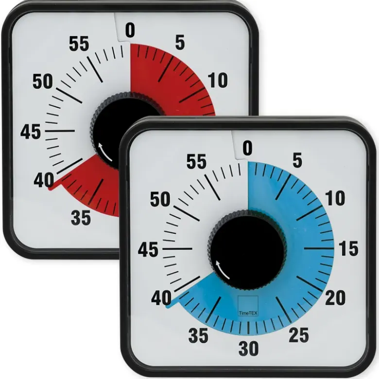 Zeitdauer-Uhr "Automatik" magnetisch, 19x19 cm