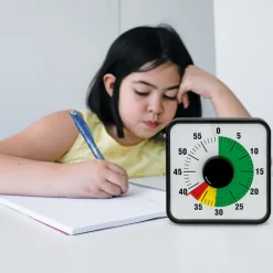 Zeitdauer-Uhr "Automatik" magnetisch, 19x19 cm, mit Ampelscheibe