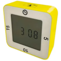 Zeitdauer-Uhr „Digital + Dreh“, 3 Fix-Zeiten + Digital-Uhr