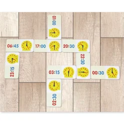Zeit-Domino 1-24 Uhr, 36-tlg.