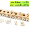 Zählbox mit Rechenstäbchen, 61-tlg.